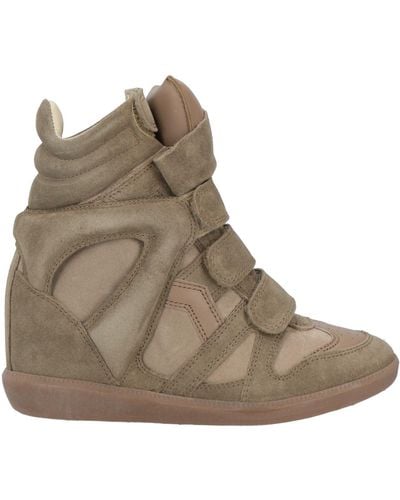 Isabel Marant Military Sneakers Leather - Brown