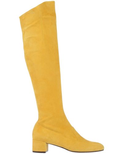 L'Autre Chose Knee Boots - Yellow