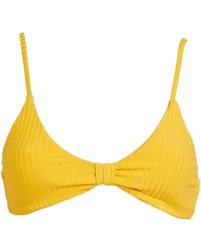 Pieces Bikini Top - Yellow
