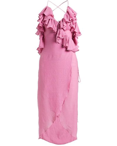 Juan Carlos Obando Midi Dress - Pink