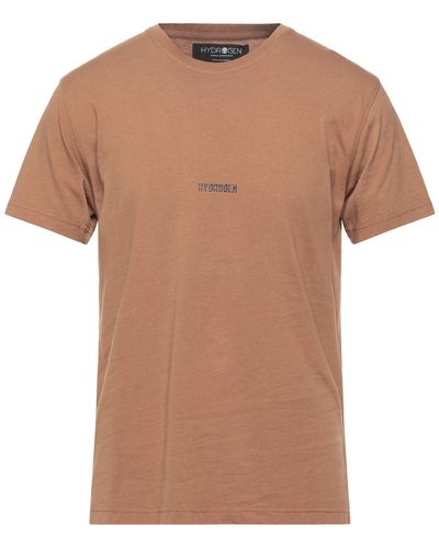 Hydrogen Khaki T-Shirt Cotton - Natural