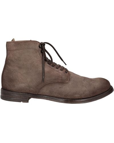 Officine Creative Dove Ankle Boots Leather - Brown