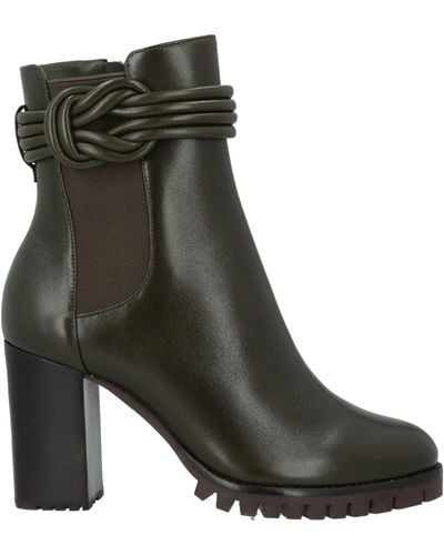 Alexandre Birman Dark Ankle Boots Leather - Black
