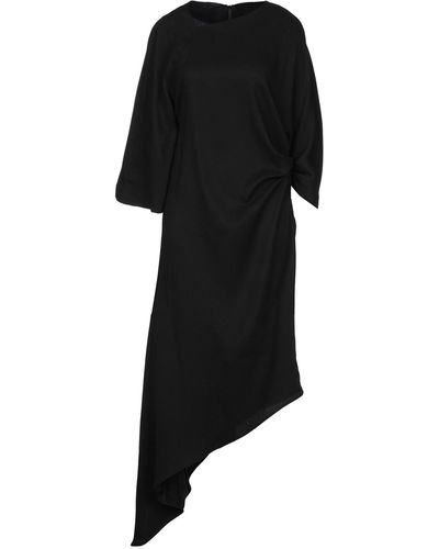 Erika Cavallini Semi Couture Midi Dress - Black