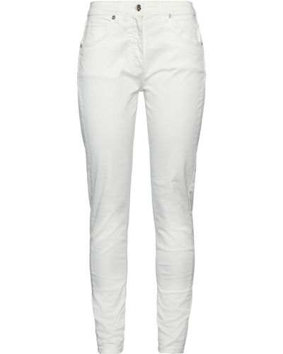Blumarine Pantaloni Jeans - Bianco