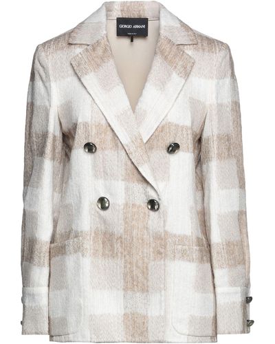 Giorgio Armani Suit Jacket - Natural