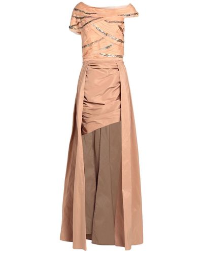 Elisabetta Franchi Maxi Dress - Natural