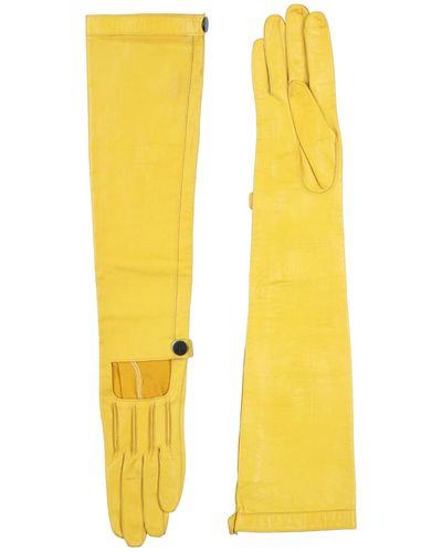 Damen-Handschuhe – Gelb | Lyst DE