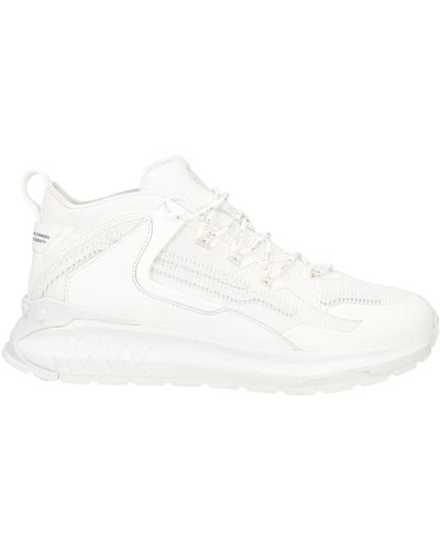 Tod's Trainers Textile Fibres, Leather - White