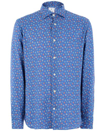 Drumohr Shirt - Blue