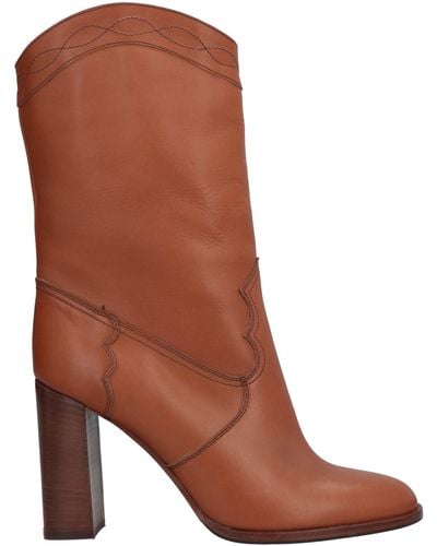 Chantal Ankle Boots - Brown