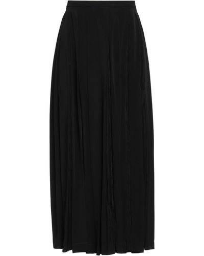 Ermanno Scervino Midi Skirt Acetate, Silk, Polyamide - Black