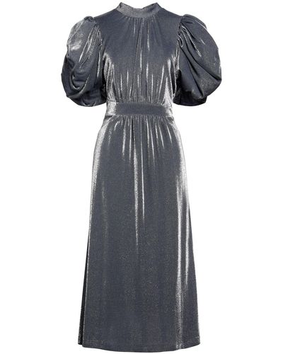 ROTATE BIRGER CHRISTENSEN Midi Dress - Gray