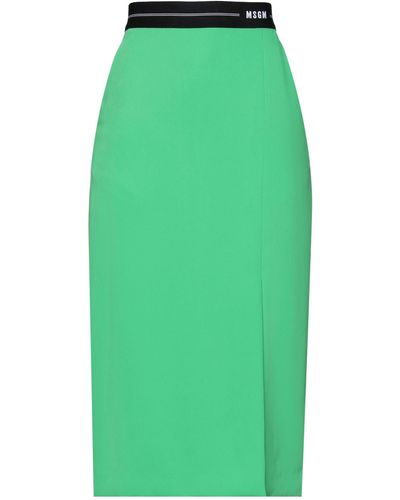 MSGM Midi Skirt - Green