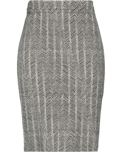 Manila Grace Midi Skirt - Grey