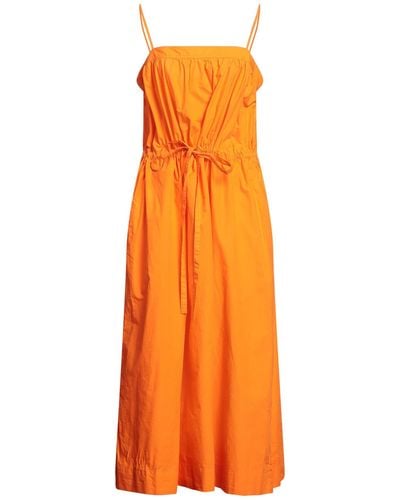 Ganni Vestito Lungo - Arancione