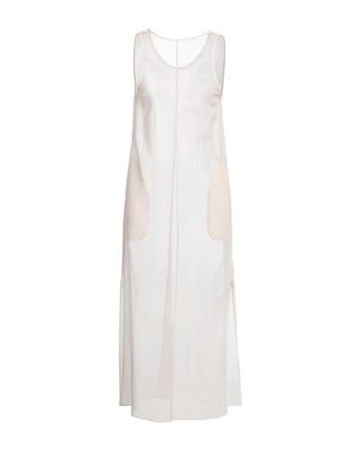 AURALEE Midi Dress - White