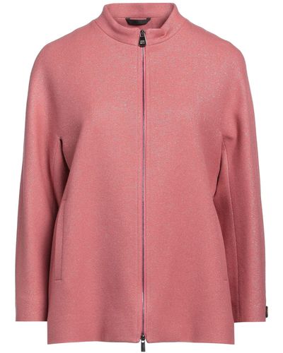 Cinzia Rocca Pastel Overcoat & Trench Coat Virgin Wool, Polyester, Polyamide - Pink