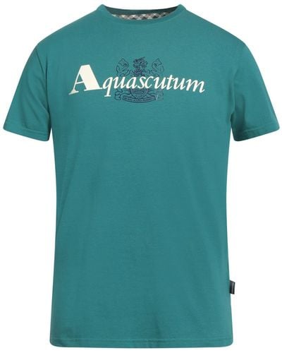 Aquascutum T-shirts - Grün