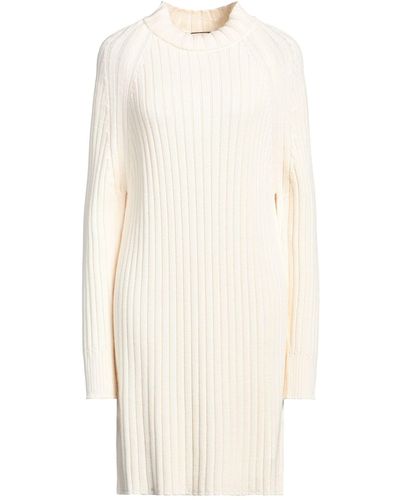 Akep Mini Dress Merino Wool, Acrylic - White