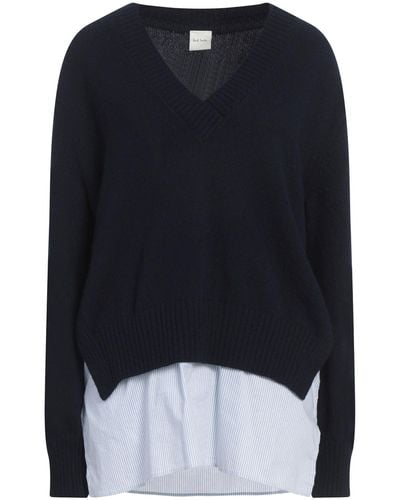 Paul Smith Midnight Sweater Wool, Cotton - Blue
