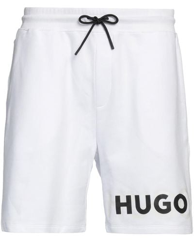 HUGO Shorts & Bermuda Shorts - White