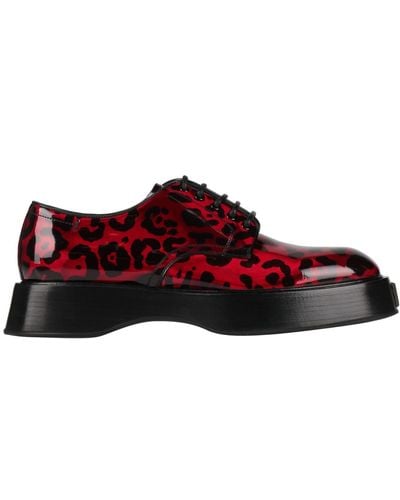 Dolce & Gabbana Zapatos de cordones - Rojo