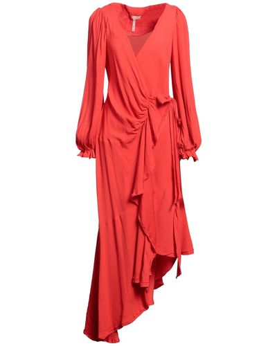 Maria Lucia Hohan Midi Dress - Red