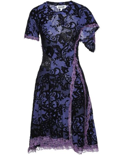Koche Midi Dress - Purple