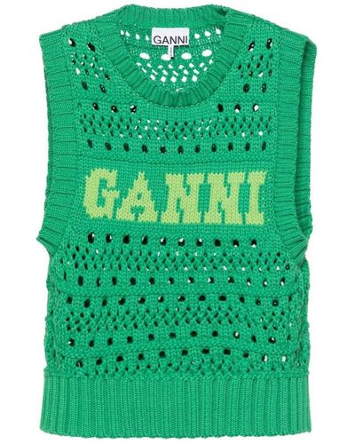 Ganni Pullover - Verde