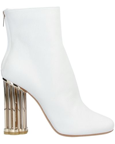 Ferragamo Ankle Boots - White