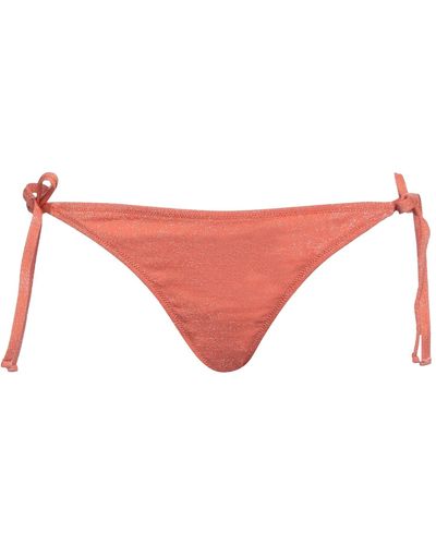 Solid & Striped Bikini Bottoms & Swim Briefs - Pink