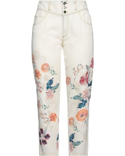 Kaos Pantaloni Jeans - Bianco
