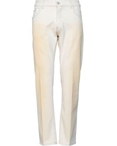 Frankie Morello Denim Trousers - White