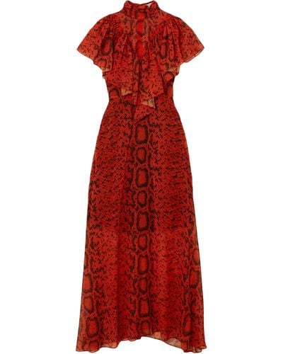 Preen By Thornton Bregazzi Maxi Dress - Red