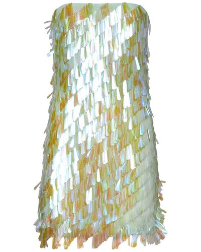 The Attico Robe courte - Vert