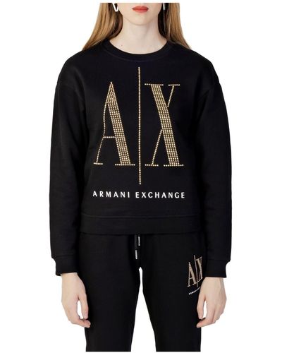 Armani Exchange Women's Sweatshirt - Schwarz