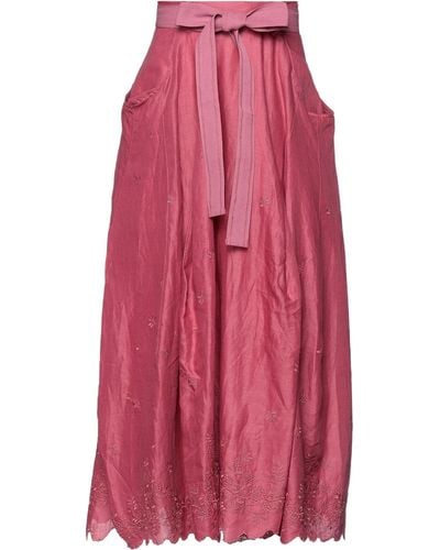 High Midi Skirt - Pink