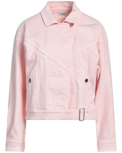 Liu Jo Denim Outerwear - Pink