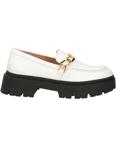 SCHUTZ SHOES Loafer - White