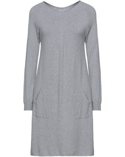 Cashmere Company Mini Dress - Grey