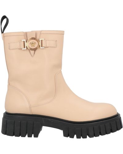 Versace Ankle Boots - Natural