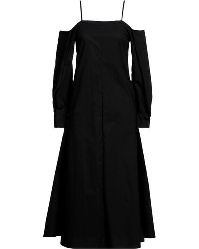 Erika Cavallini Semi Couture Vestido midi - Negro