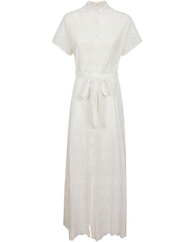 Mc2 Saint Barth Maxi-Kleid - Weiß