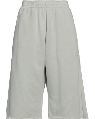 MM6 by Maison Martin Margiela Light Shorts & Bermuda Shorts Cotton, Polyester - Gray