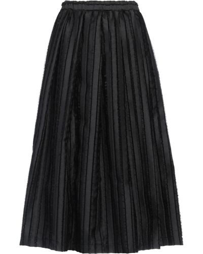 Comme des Garçons Midi Skirt Polyester - Black