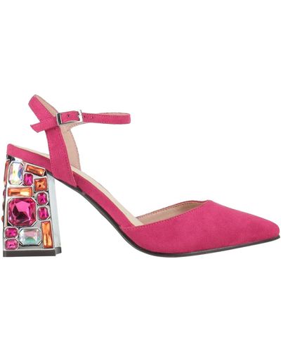 Menbur Court Shoes Textile Fibres - Pink