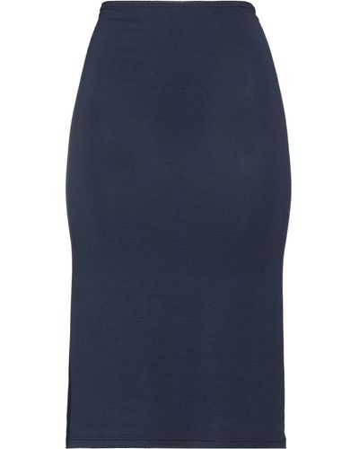 Just For You Midi Skirt - Blue