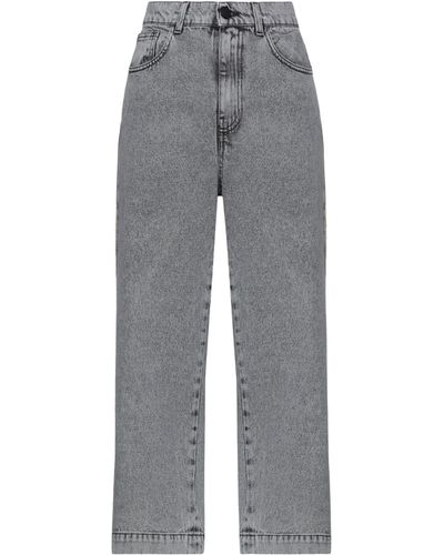 be Blumarine Denim Trousers - Grey