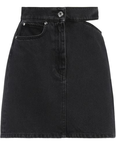 MSGM Denim Skirt - Black